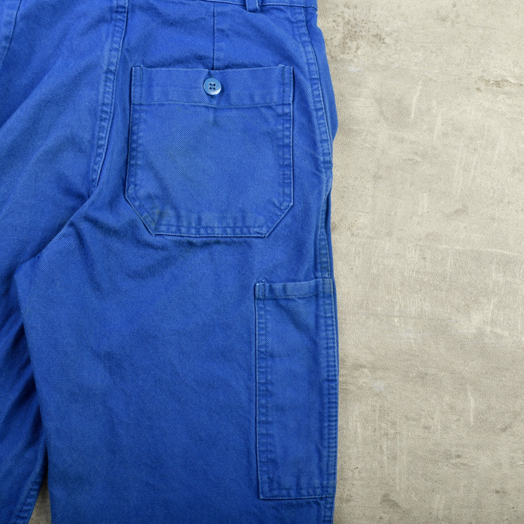 BLEU DE TRAVAIL VINTAGE WORK PANTS DOUBLE KNEE - XS/S