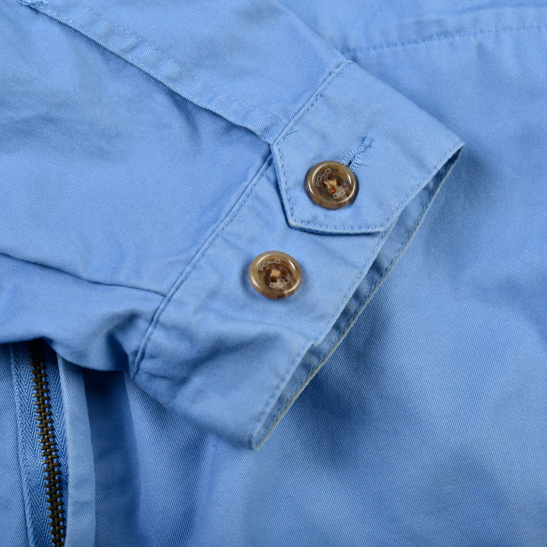 VINTAGE HARRINGTON JACKET BLUE - LARGE