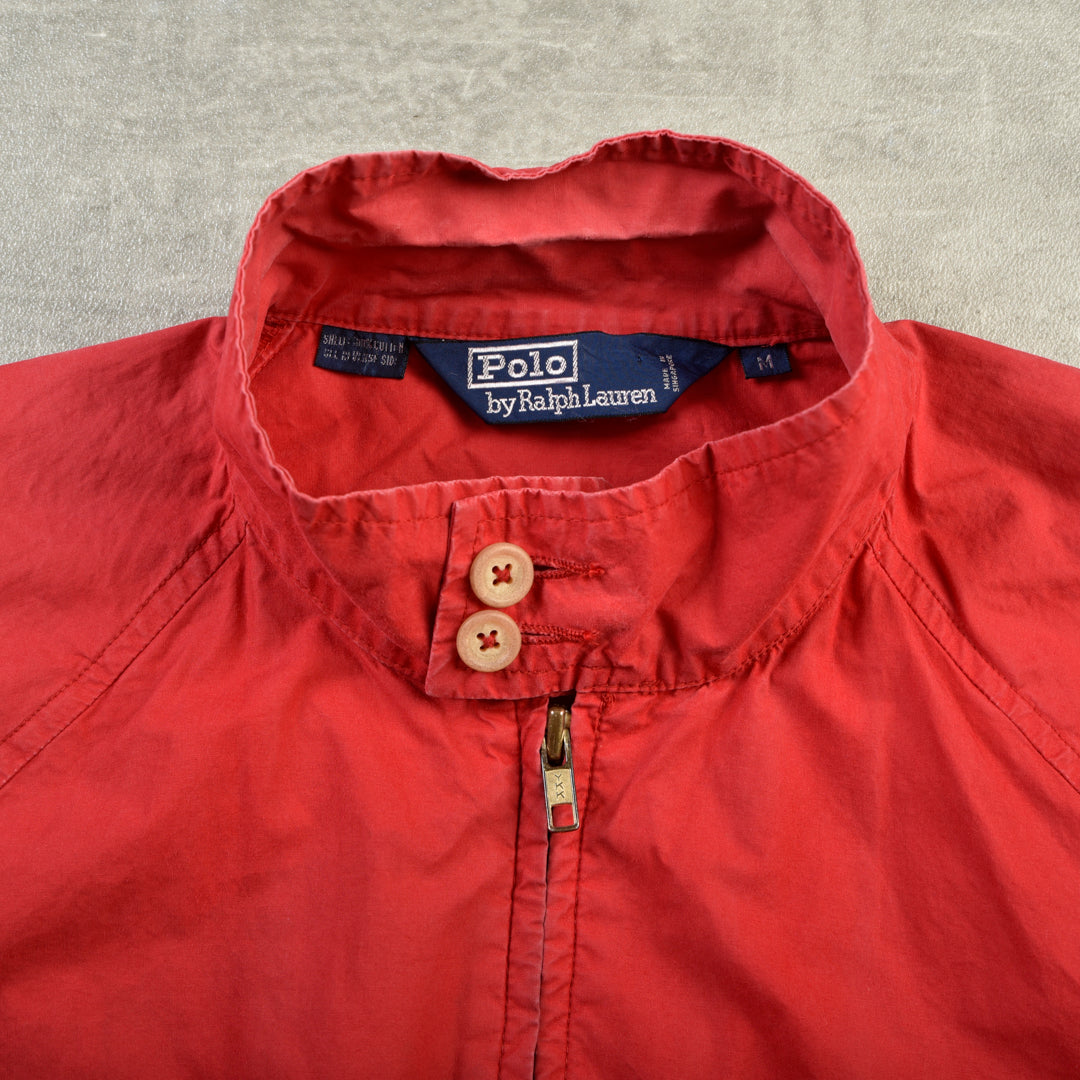 VINTAGE HARRINGTON JACKET RED - MEDIUM