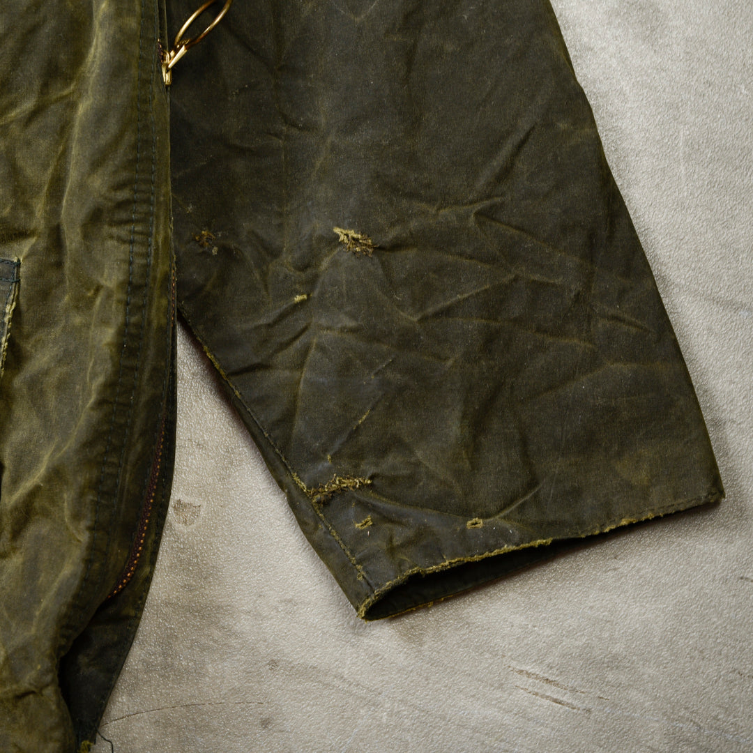 BEAUFORT WAXED JACKET GREEN - L/XL