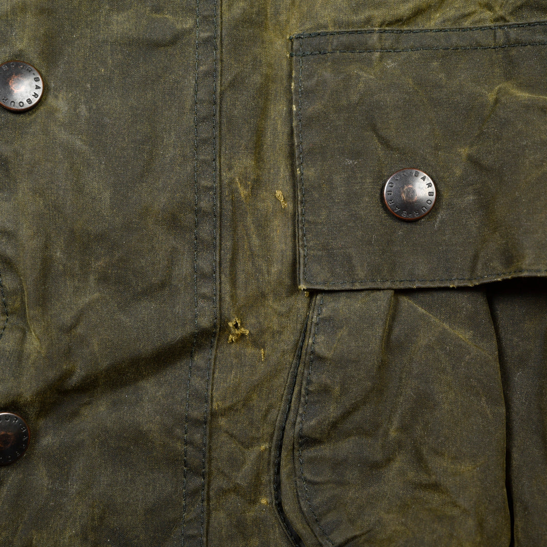 BEAUFORT WAXED JACKET GREEN - L/XL