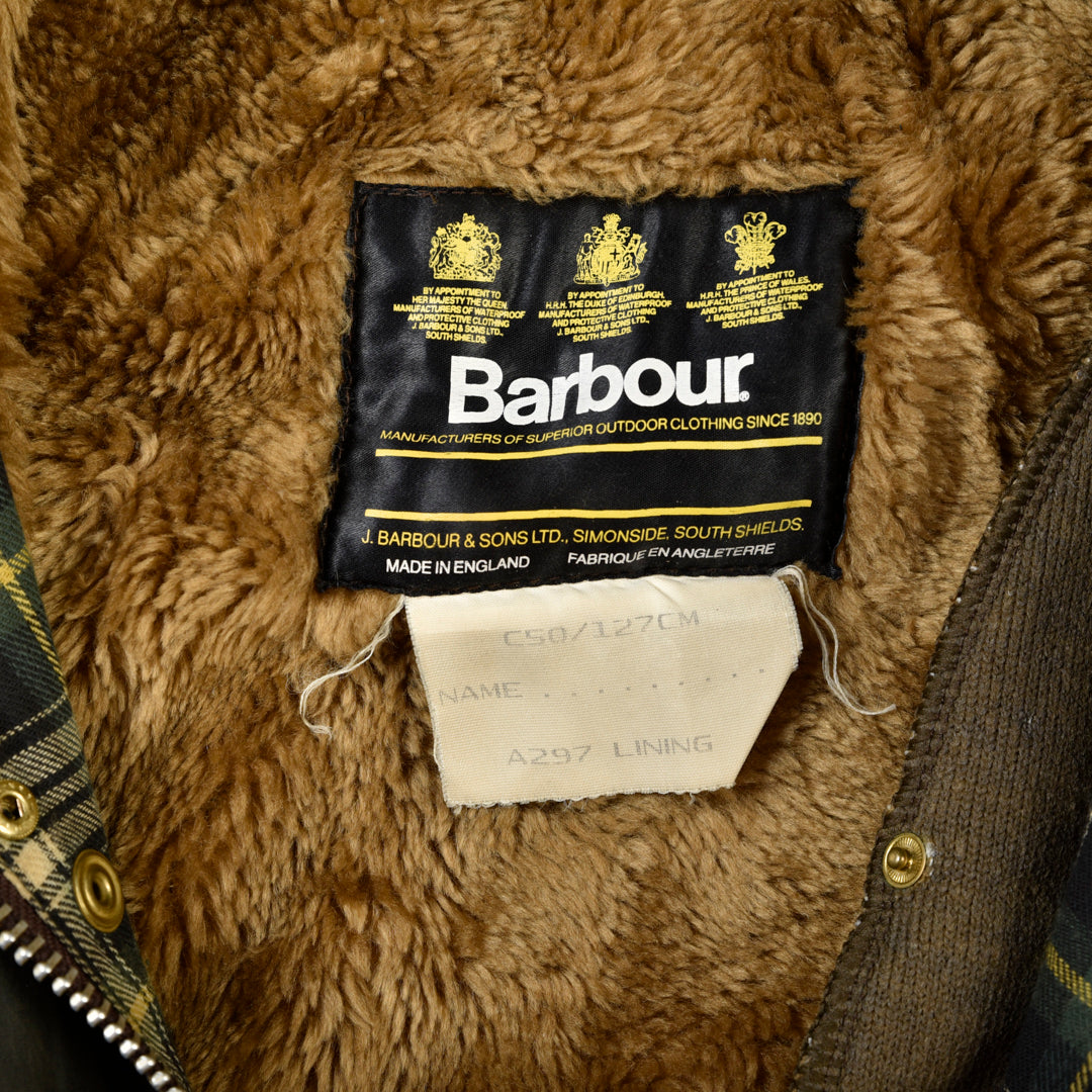 VINTAGE BEAUFORT WAXED JACKET GREEN -