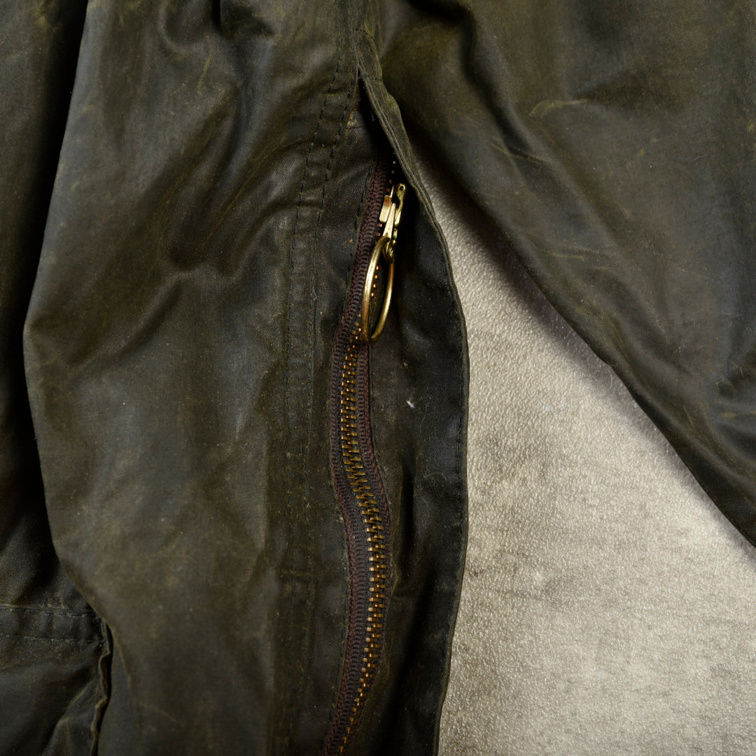 VINTAGE BEAUFORT WAXED JACKET GREEN -