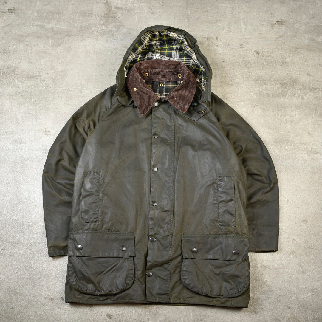 BEAUFORT WAXED JACKET GREEN - L/XL