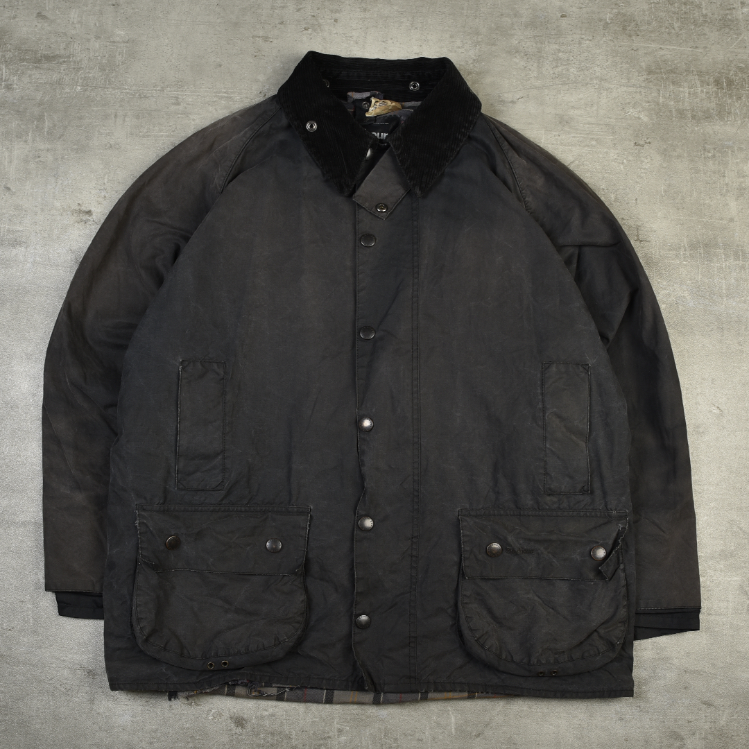 VINTAGE BEAUFORT WAXED JACKET - L/XL