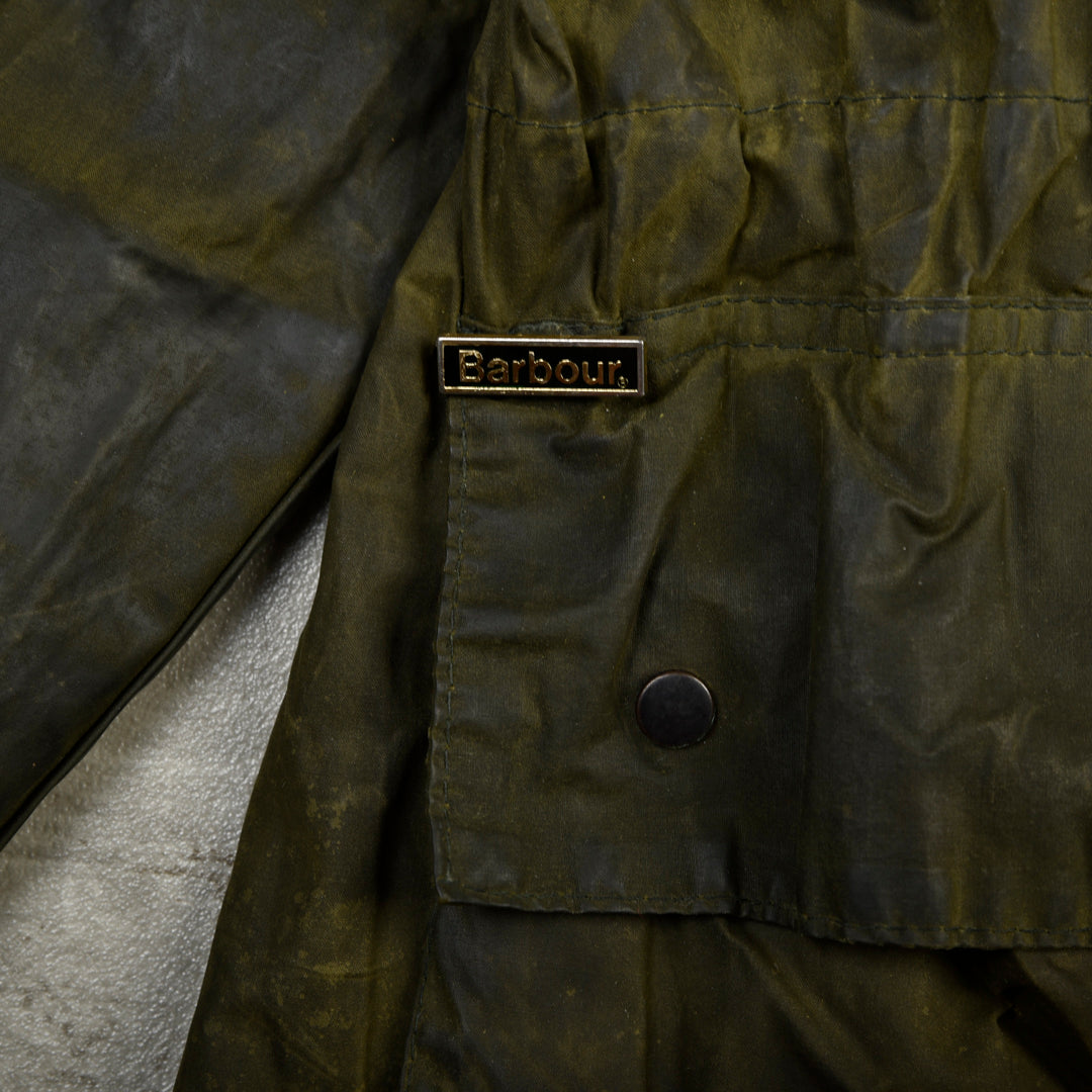 LINED DURHAM PARKA JACKET GREEN - L/XL