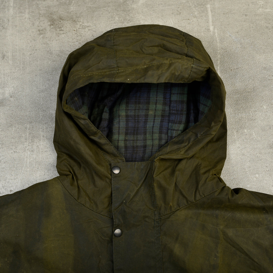 LINED DURHAM PARKA JACKET GREEN - L/XL