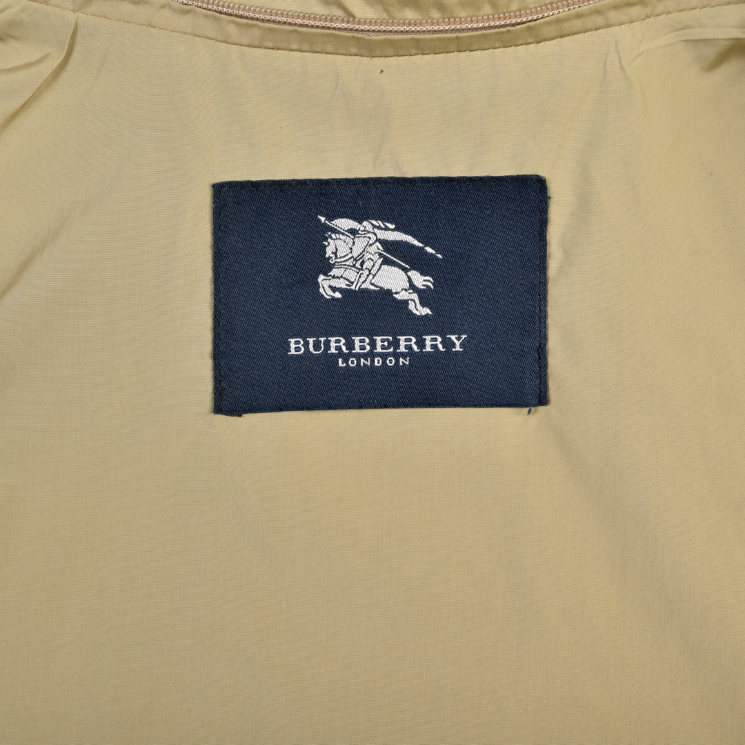 BURBERRY NYLON TRENCH COAT BEIGE - L/XL