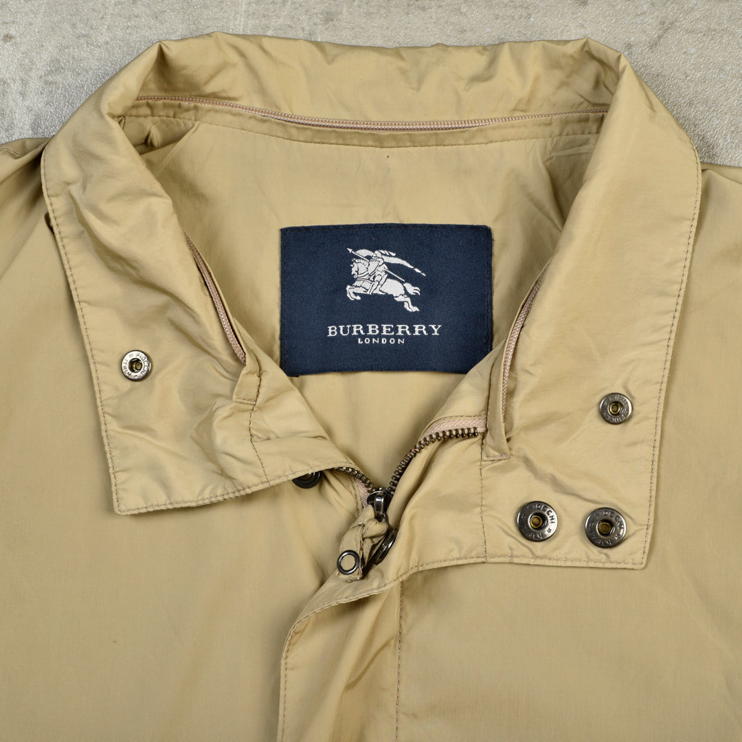 BURBERRY NYLON TRENCH COAT BEIGE - L/XL