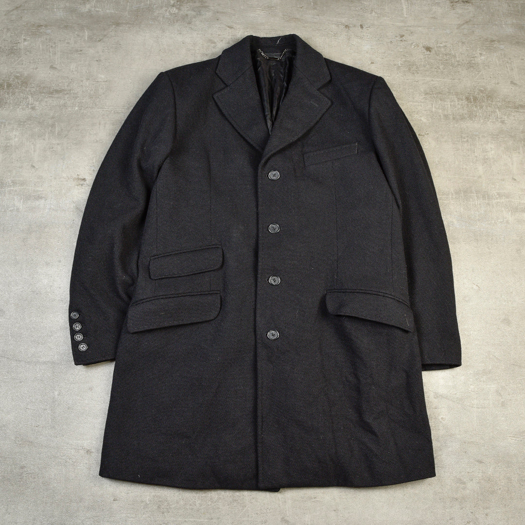 D&G WOOL COAT BLACK - 48