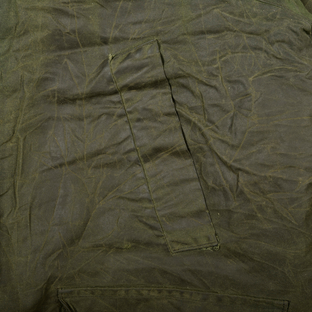 VINTAGE WAXED JACKET GREEN - XL