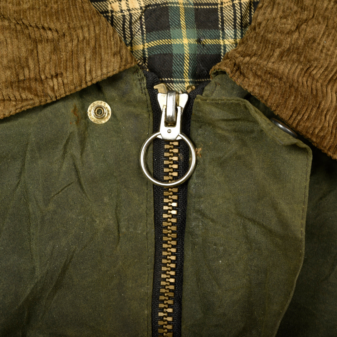 VINTAGE WAXED JACKET GREEN - XL