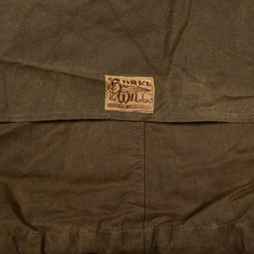 VINTAGE WAXED PARKA JACKET BROWN - XL