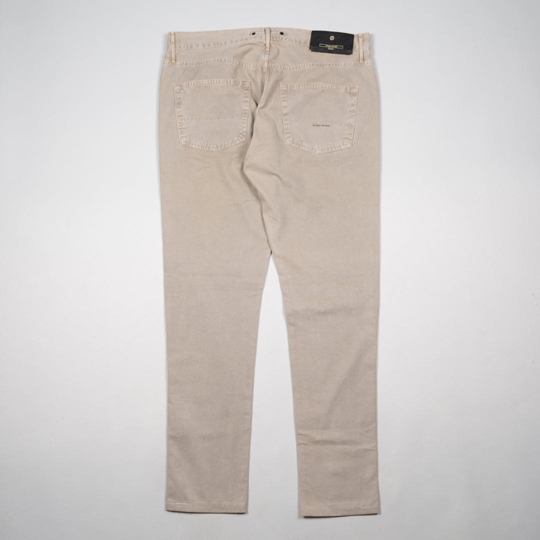 DENIMS CASUAL TROUSERS BEIGE - 36